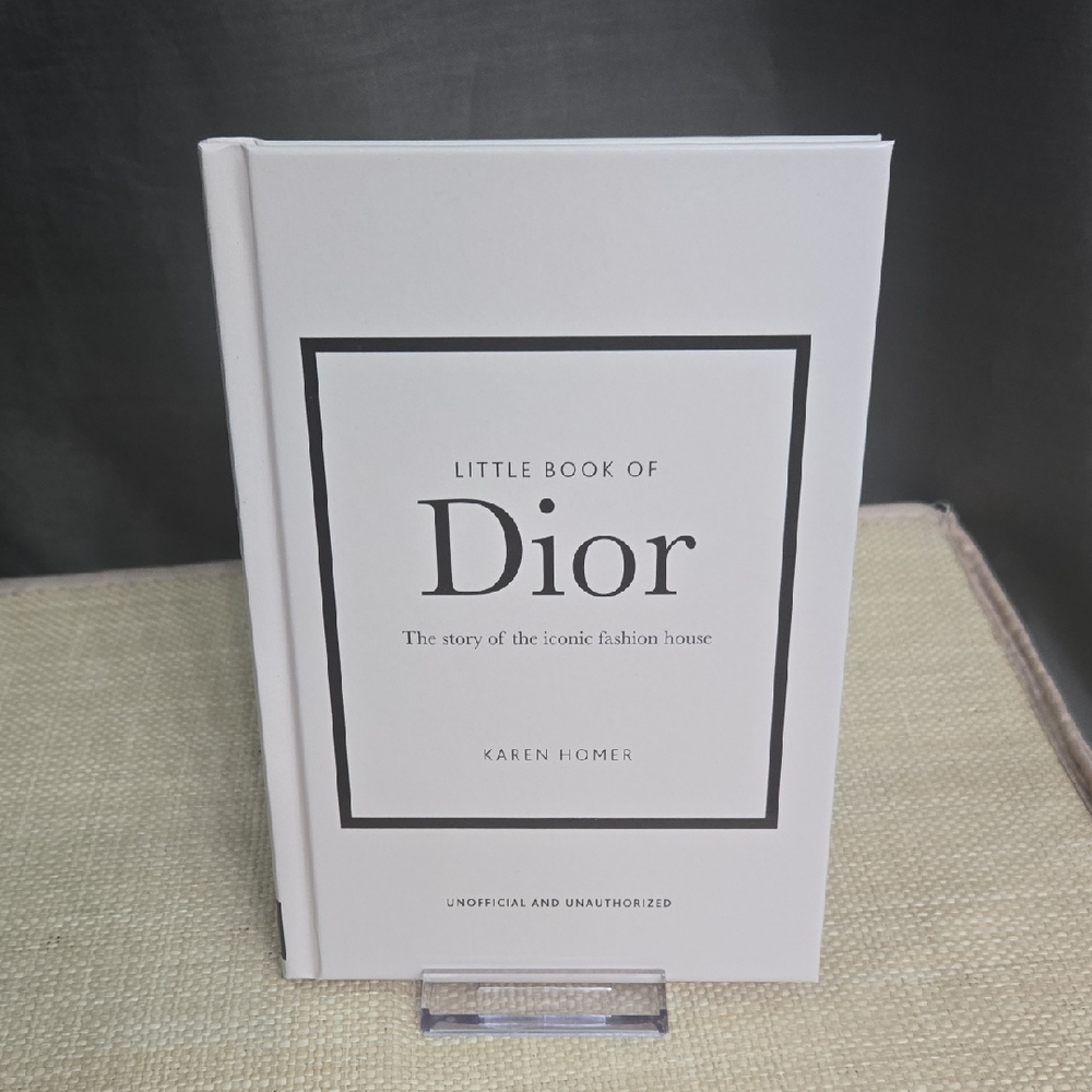 Dior White Hardcover Fashion Miniature